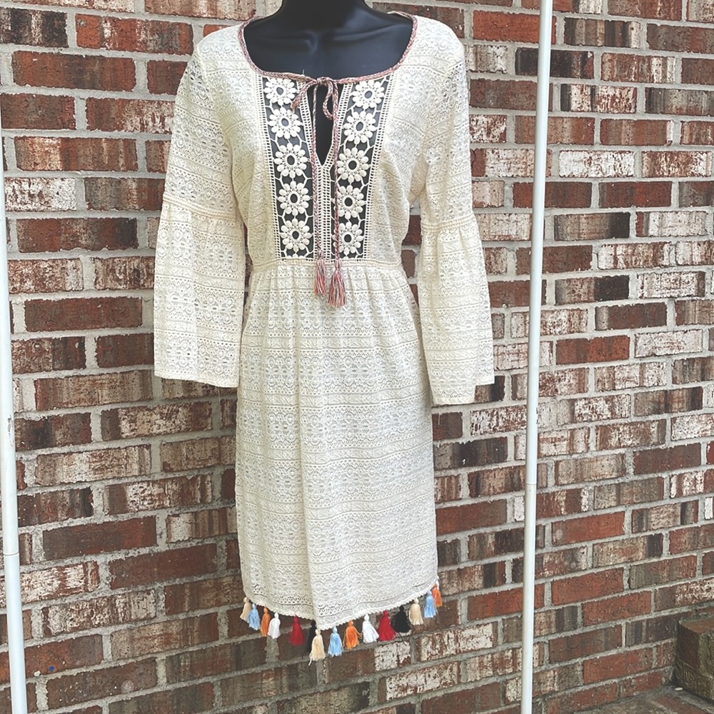 Chelsea & Violet Ivory Lace Dress